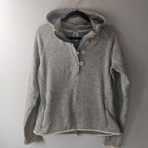 The North Face Gray Hoodie Sweatshirt